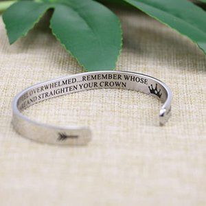 Joycuff Motivational Bracelet- Whenever you feel overwhelmed..